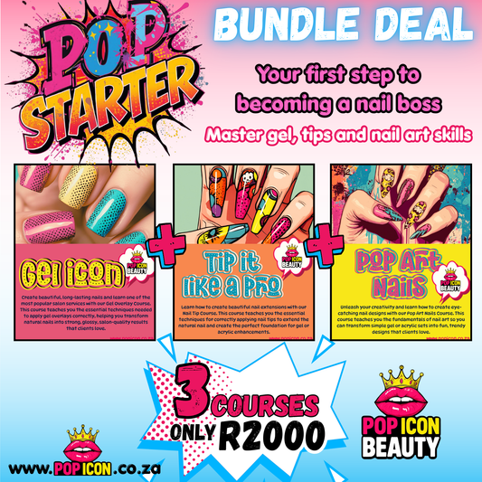 Pop Starter Nail Course Bundle 3in1