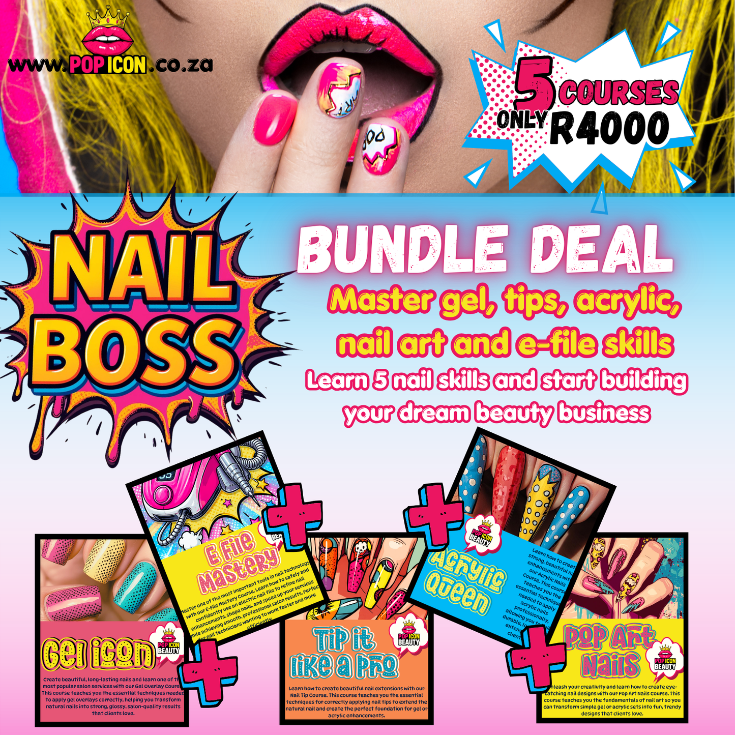Nail Boss Course Bundle 5in1