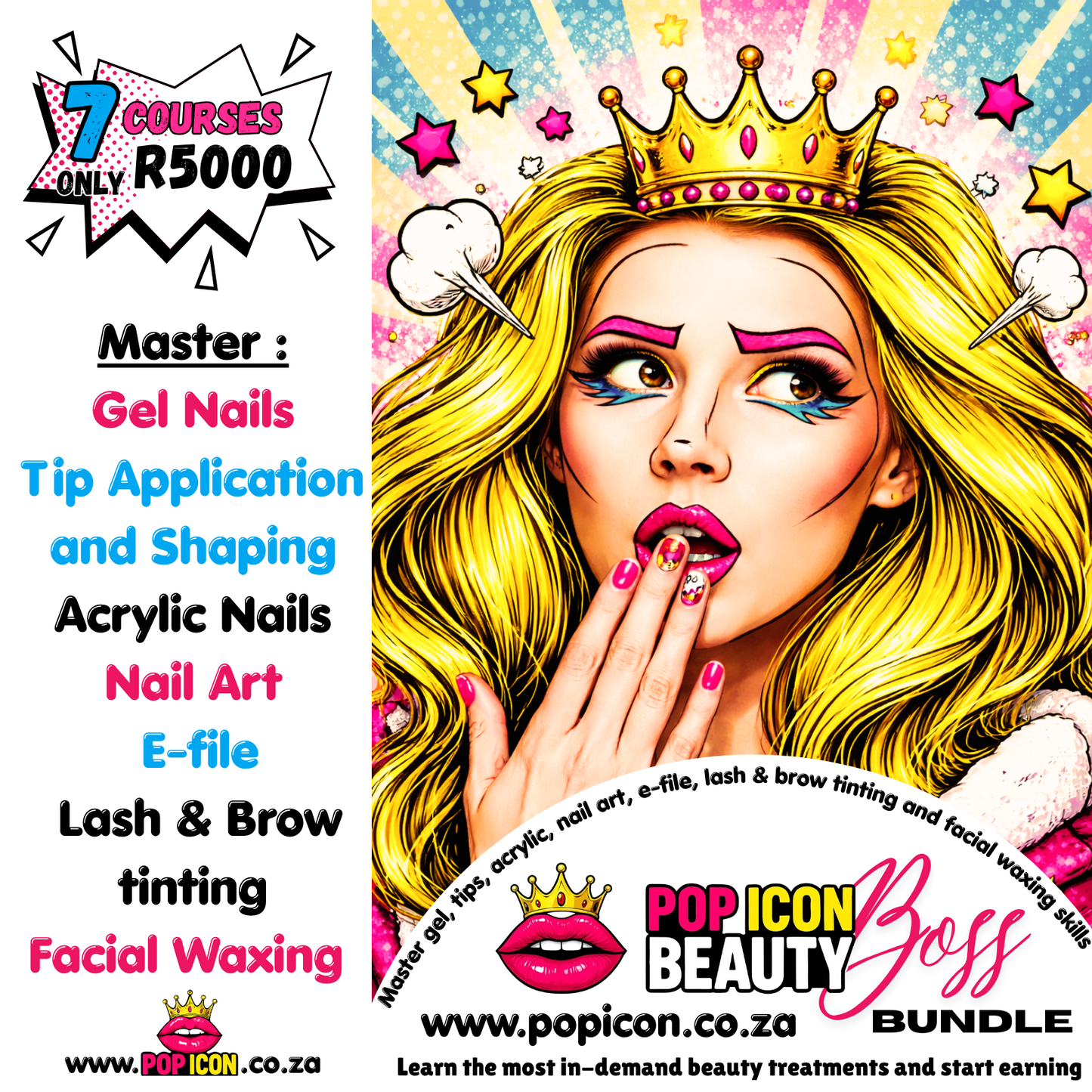 Pop Icon Beauty Boss Course Bundle 7in1